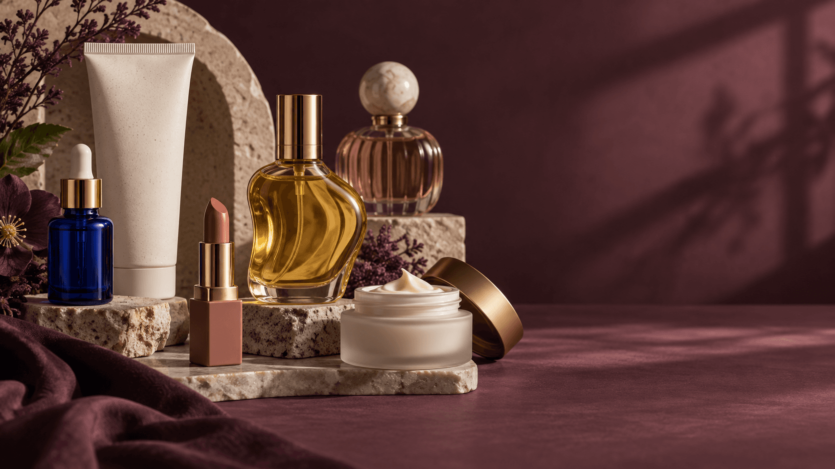 عطر سبز در میان گل‌های سفید